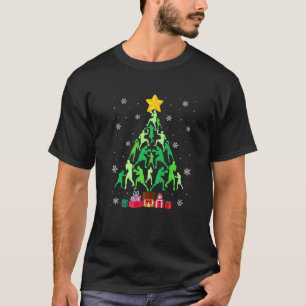 Boxen Weihnachtsbaum Funny Sports Lover Xmas Paja T-Shirt