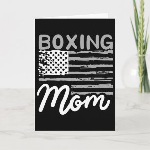 Boxende Mutter Boxen Mutter Kickboxen Mama Mutti Karte
