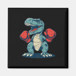 Boxender Dinosaur Boxer Dino Kickboxen T-Rex Boxen Magnet