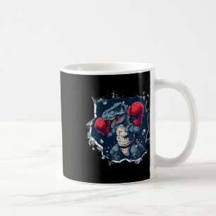 Boxender Dinosaur Boxer T-Rex Kickboxen Dino Boxen Kaffeetasse