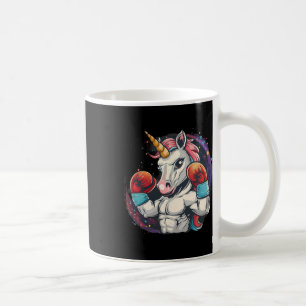 Boxendes Einhorn mit Boxhandschuhen Kickboxen Lust Kaffeetasse