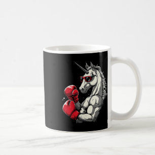 Boxendes Einhorn mit Boxhandschuhen Kickboxen Süß  Kaffeetasse