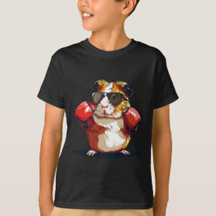 Boxendes Meerschweinchen mit Boxhandschuhen Kickbo T-Shirt