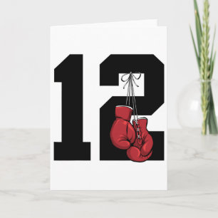 Boxer 12 Jahre Boxen 12. Geburtstag Karte