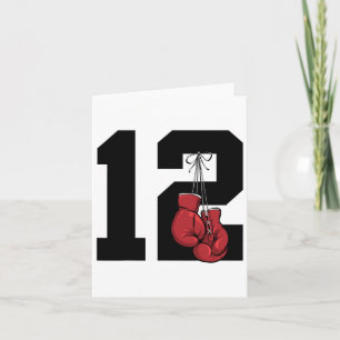 Boxer 12 Jahre Boxen 12. Geburtstag Karte