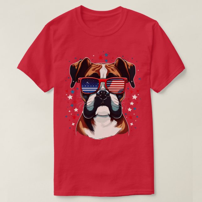 Boxer 4. Juli 2010 T-Shirt (Design vorne)