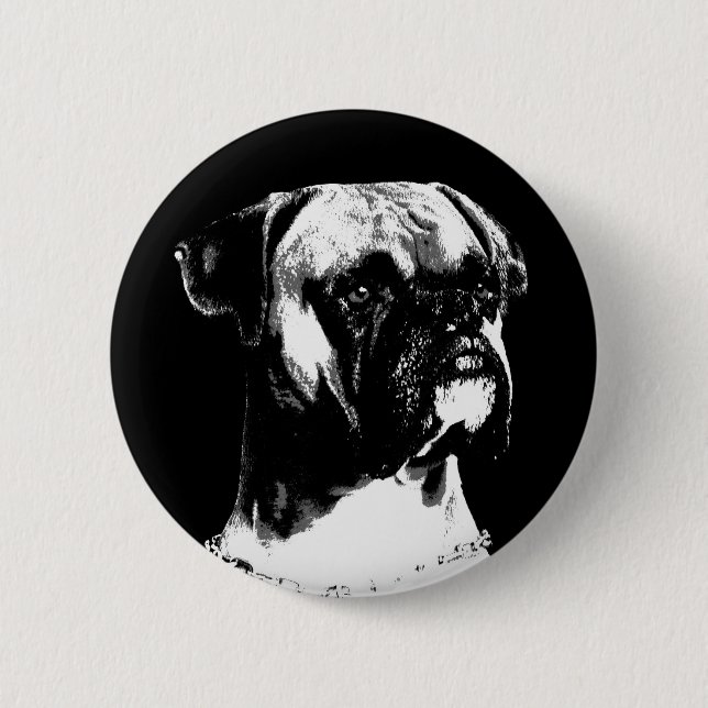 Boxer-Abzeichen Button (Vorderseite)
