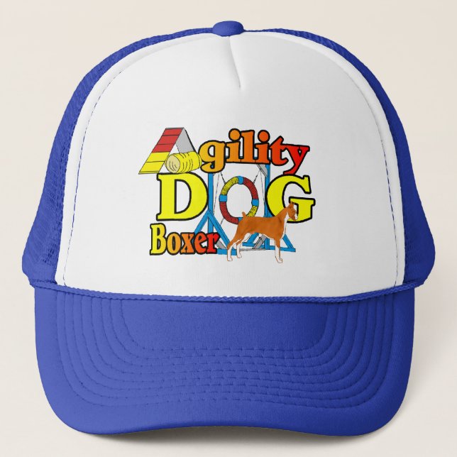 Boxer Agility Truckerkappe (Vorderseite)