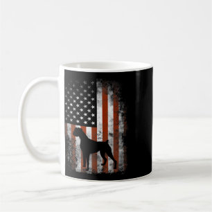 Boxer American Flag Shirt USA 4. Juli Hund Geschen Kaffeetasse