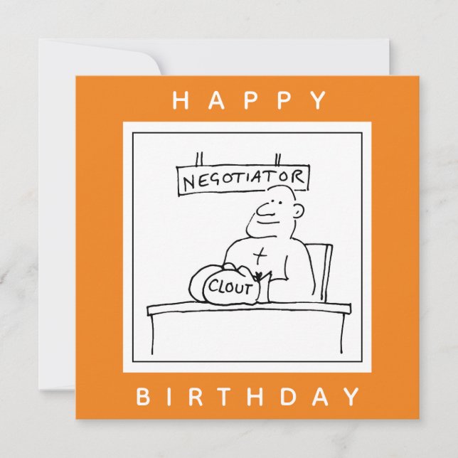 Boxer an einem Schreibtisch hat Cloud on Boxing Gl Karte (Vorderseite)