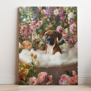 Boxer Art   Boxer Art Bad Canvas Print Leinwanddruck