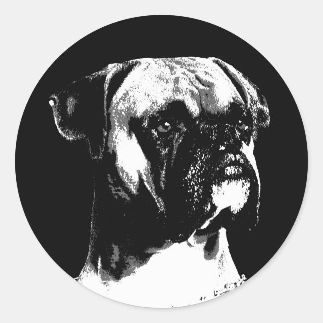 Boxer Aufkleber (Vorderseite)