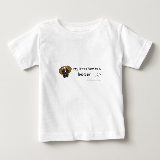 Boxer Baby T-shirt (Vorderseite)