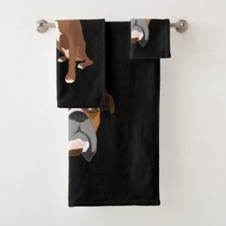 Boxer Badhandtuch Set