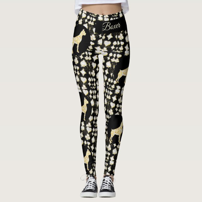 BOXER BLING LEGGINGS (Vorderseite)