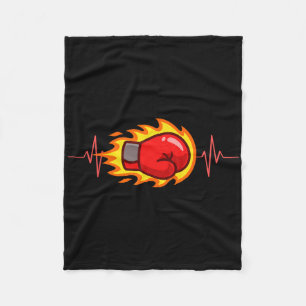 Boxer Boxen Kickboxen Boxhandschuhe Boxwettkampf Fleecedecke