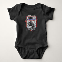 Boxer-Boxer-Fitness-Spiel für personalisierte Boxm Baby Strampler