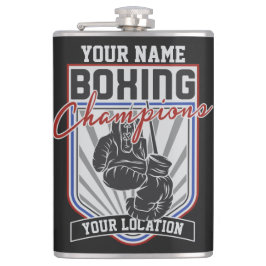 Boxer-Boxer-Fitness-Spiel für personalisierte Boxm Flachmann