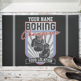 Boxer-Boxer-Fitness-Spiel für personalisierte Boxm Fußmatte