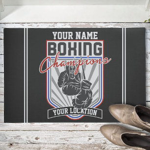 Boxer-Boxer-Fitness-Spiel für personalisierte Boxm Fußmatte