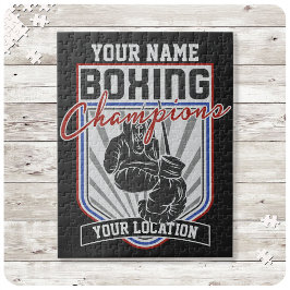 Boxer-Boxer-Fitness-Spiel für personalisierte Boxm Puzzle