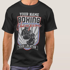 Boxer-Boxer-Fitness-Spiel für personalisierte Boxm T-Shirt