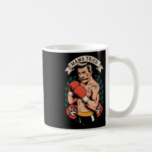 Boxer Boxing American Traditional Tattoo Art Flash Kaffeetasse