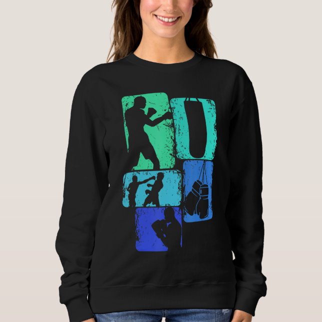 Boxer Boxing Kids Boys Sweatshirt (Vorderseite)