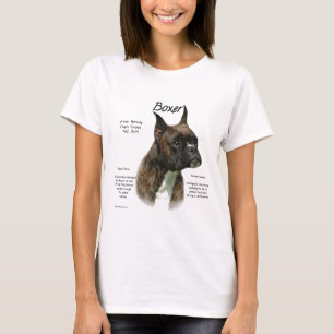 Boxer-(brindle) Geschichtsentwurf T-Shirt