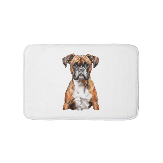 Boxer Buddies Niedlich Hunde Designs für Loyal Box Badematte (Vorderseite)