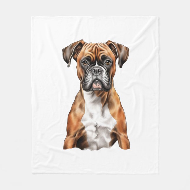 Boxer Buddies Niedlich Hunde Designs für Loyal Box Fleecedecke (Vorderseite)