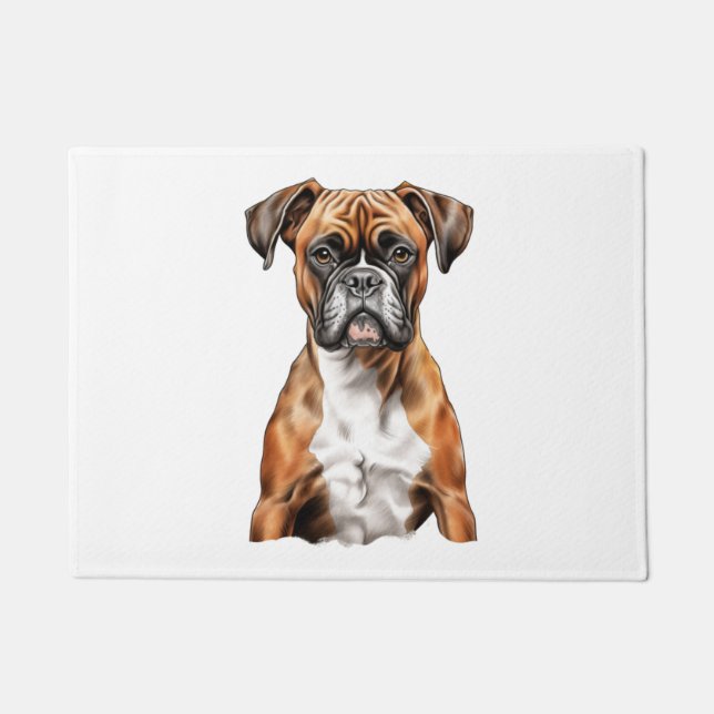 Boxer Buddies Niedlich Hunde Designs für Loyal Box Fußmatte (Vorderseite)