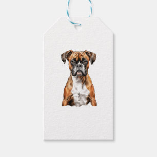 Boxer Buddies Niedlich Hunde Designs für Loyal Box Geschenkanhänger
