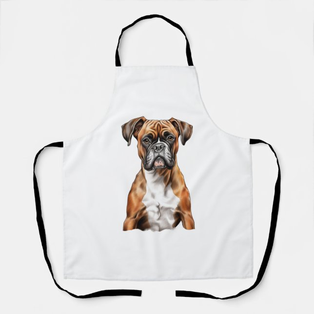 Boxer Buddies Niedlich Hunde Designs für Loyal Box Schürze (Vorderseite)