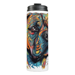 Boxer Buddies Playful Pup File Summary Digital Thermosbecher