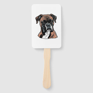 Boxer Buddy Humour Protective Fächer