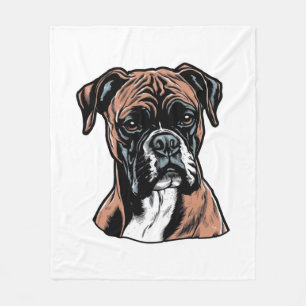 Boxer Buddy Humour Protective Fleecedecke