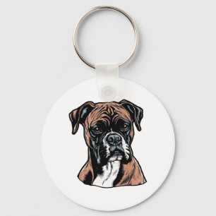 Boxer Buddy Humour Protective Schlüsselanhänger