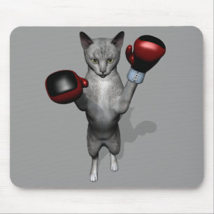 Boxer Cat Mousepad