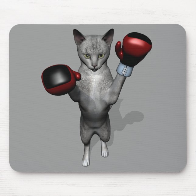 Boxer Cat Mousepad (Vorne)