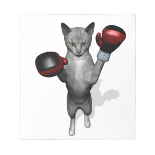Boxer Cat Notizblock