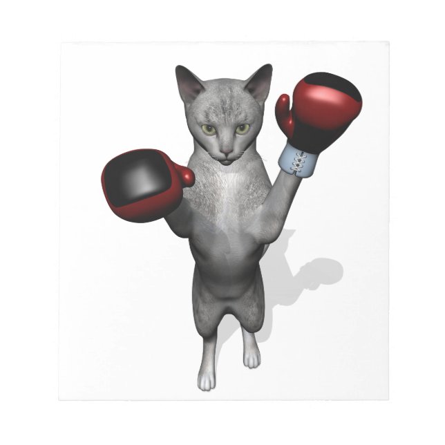 Boxer Cat Notizblock (Vorderseite)