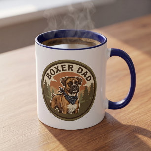 Boxer Dad Kaffeetasse Boxer Hunde-Vater-Geschenk
