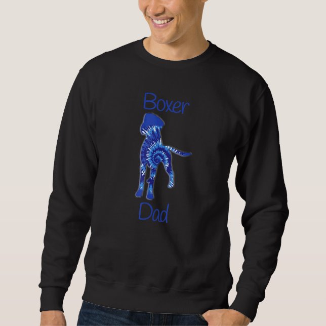 Boxer Dad Tie Dye Sweatshirt (Vorderseite)