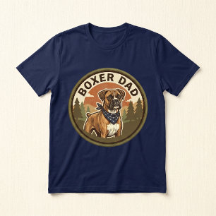 Boxer Dad Tri-Blend T-Shirt Boxer-Hunde-Vater-Ge Shirt