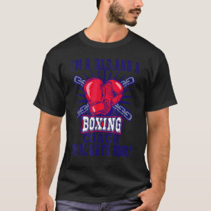 Boxer Daddy Trainer ich bin Vater und Boxer F T-Shirt