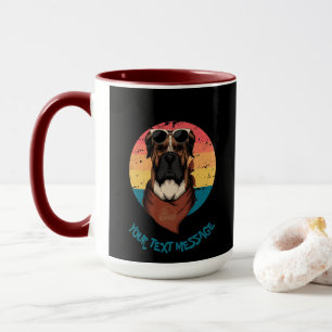 Boxer Dein Textnachrichten-Mug Tasse
