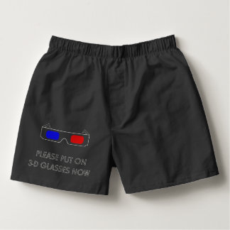 Boxer der Glas-3D Herren-Boxershorts