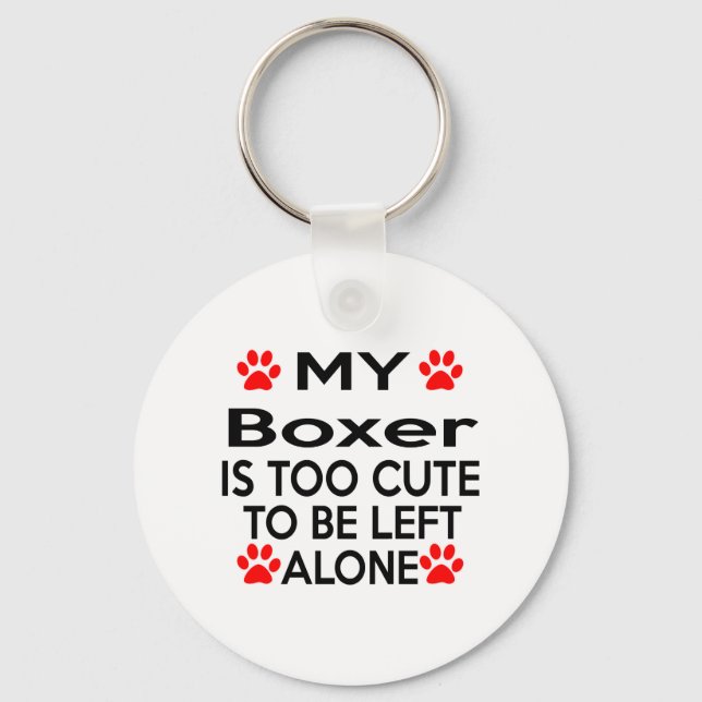 Boxer Designs Schlüsselanhänger (Vorderseite)
