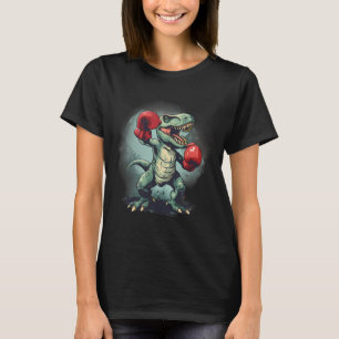 Boxer Dinosaur Boxing Dino Kickboxing T-rex Boxing T-Shirt
